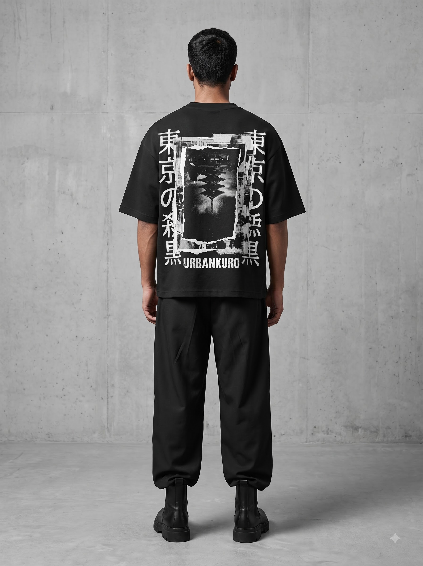 Kanji Pillar Graphic Tee - View 1